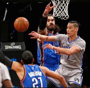 Jeremy Lin and the Brooklyn Nets will be “Los Nets” on Dec. 7, when they kick off a two-game “homestand” in Mexico City against the Oklahoma City Thunder and Miami Heat, respectively. AP Photo by Kathy Willens