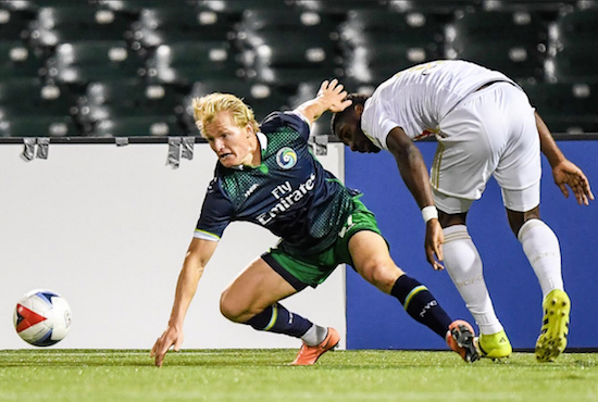 The Cosmos fell 2-0 to North Carolina FC on Saturday at MCU Park in Coney Island. Despite not winning a match in nine games, New York is still in control of its playoff destiny. Photos courtesy of the New York Cosmos