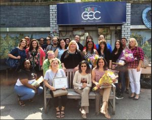 Workers at the Guild for Exceptional Children were honored for their commitment to the developmentally disabled. Photo courtesy of the Guild