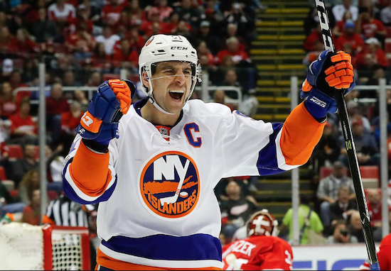 Islander captain John Tavares is pushing hard in training camp, ignoring his pending free-agency status that has been the talk of virtually the entire offseason for the organization. AP Photo by Paul Sancya
