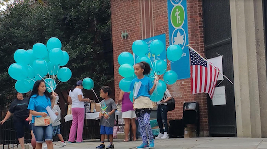 Participants received balloons at last year’s Walk of Hope in Sunset Park. Photo courtesy of Kim Henry