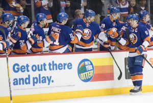Team captain John Tavares hope to put a summer of speculation behind them as they kick off the 2017-18 season with the Islanders’ rookie camp on Long Island this weekend. AP Photo by Mary Altaffer