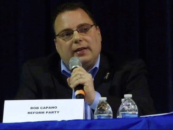 Reform Party City Council candidate Bob Capano says Mayor Bill de Blasio’s plan to ease traffic congestion is “bad for consumers and businesses.” Photo courtesy of Capano campaign