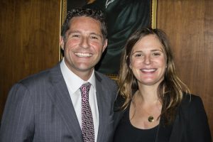 President Michael Cibella of the Kings County Criminal Bar Association welcomed Karen Newirth, senior staff attorney at the Innocence Project, to discuss recent changes to a 90-year-old rule of evidence law during the most recent meeting. Eagle photos by Rob Abruzzese