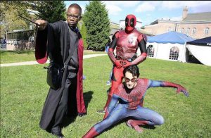 Superheroes descend upon the Fort Hamilton Army Base in Bay Ridge at last year’s Comic Con. Photo courtesy of Fort Hamilton Comic Con