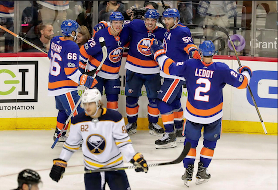 The New York Islanders have played well at Barclays Center since moving in back in 2015, but the franchise is almost certainly on the move, unlikely to play here at all after the 2018-19 season if ownership has its way. AP Photo by Julie Jacobson