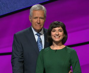 Brooklynites will be rooting for Chelsea Feltman, an opera singer and actor, who will be competing on “Jeopardy!” on Wednesday. Photo courtesy of Jeopardy! Productions