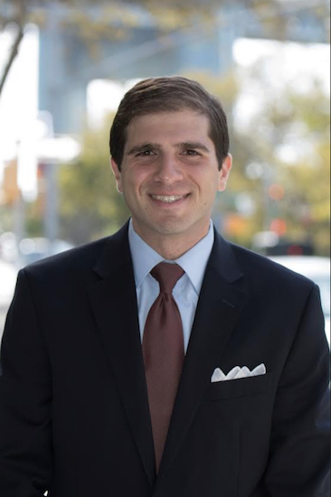 Democrat Andrew Gounardes says his campaign for the State Senate will include his proposals to fix the subway system and build new schools. Photo courtesy of Gounardes campaign