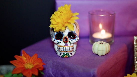 The skeleton is the most traditional symbol of Day of the Dead. Eagle photo by Liliana Bernal