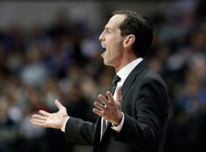 Year two has been a major success for Nets head coach Kenny Atkinson thus far, despite the Nets being five games under .500 entering Saturday night’s matchup with Atlanta at Barclays Center. AP Photos by Tony Gutierrez