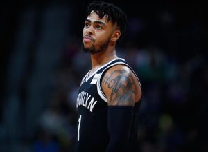 One night after leading the charge in Phoenix, D’Angelo Russell had a rough game in Denver as the Nets got trounced by the Nuggets in a 112-104 loss. AP photo by David Zalubowski