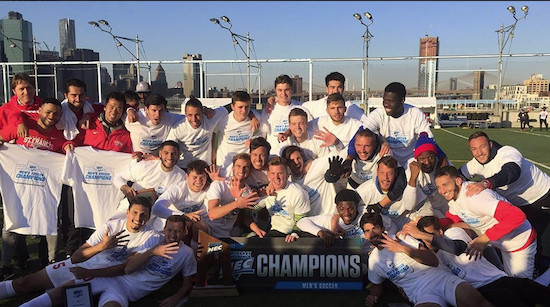 For the fourth time in the last five years, the St. Francis Brooklyn men’s soccer team will represent the Northeast Conference in the NCAA Tournament. Photo courtesy of St. Francis College athletics