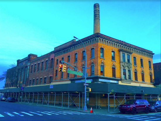 The former Borden Dairy in East New York is Brooklyn's newest landmark. Eagle photos by Lore Croghan
