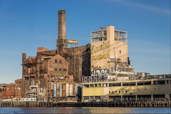 The Domino Sugar Refinery seen from the East River. Photos by Paul Raphaelson