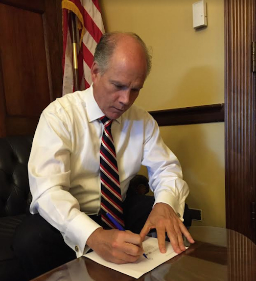 The life-like sex dolls that are made to resemble young children are a danger because they can encourage pedophilia, U.S. Rep. Dan Donovan says. Photo courtesy of Donovan’s office