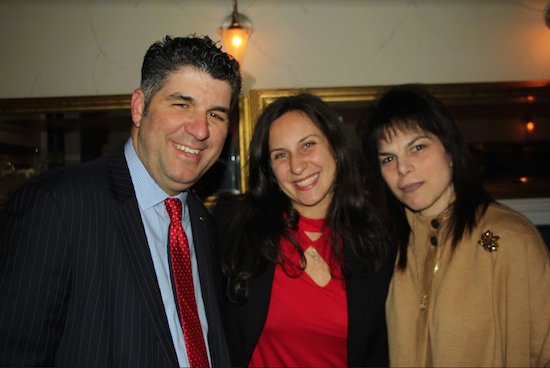 President of the Catholic Lawyers Guild Dominic Famulari, Maria Aragona and Lucy DiSalvo. Eagle photos by Mario Belluomo