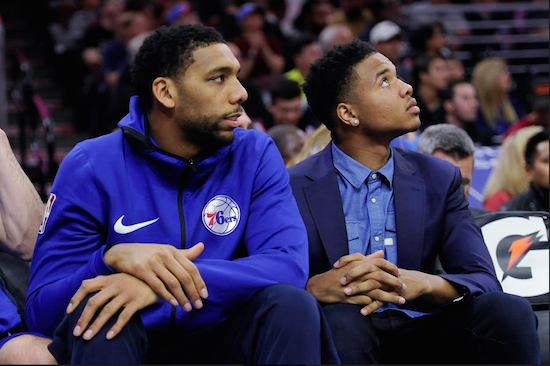After logging 23 minutes in his Nets debut last Friday night, center Jahlil Okafor will get some time off while he gets in better playing shape. AP Photo by Michael Perez
