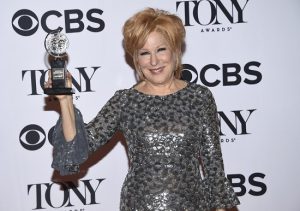 Bette Midler. Photo by Evan Agostini/Invision/AP