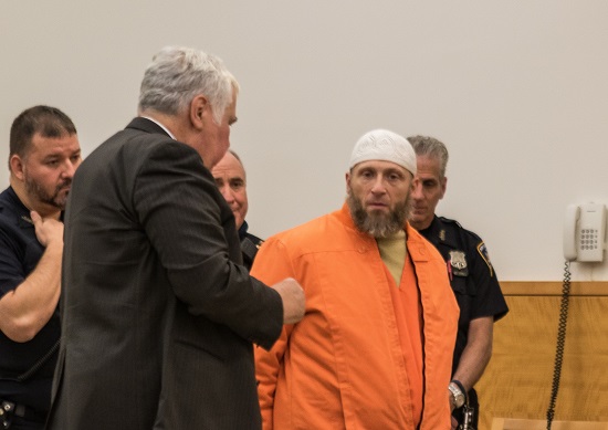 Matthew Passaro appears in Brooklyn Supreme Court to be arraigned on murder charges. Eagle photo by Paul Frangipane