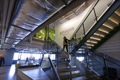 Shown: Amazon's headquarters in Seattle. AP Photo/Elaine Thompson