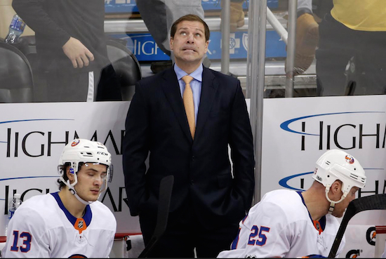 Islanders head coach Doug Weight knows his team has to turn things around in a hurry if it hopes to avoid falling further out of an Eastern Conference playoff spot. AP photo by Gene J. Puskar