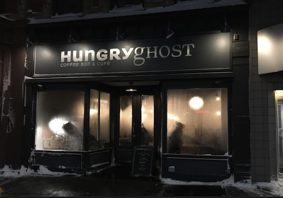 On a recent snowy night, a Hungry Ghost outpost was a beacon of warmth. Photos courtesy of Hungry Ghost