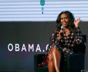 Michelle Obama. AP Photo/Charles Rex Arbogast