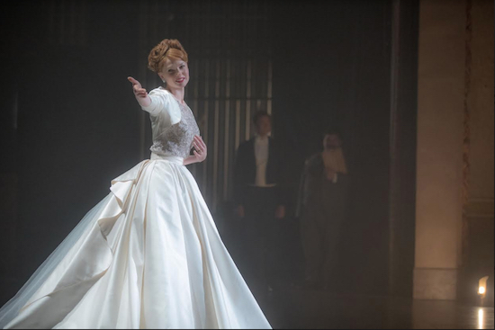 Rebecca Ferguson as Jenny Lind in “The Greatest Showman” onstage at the Brooklyn Academy of Music. Courtesy Fox Entertainment Group