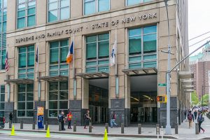 Patrick Zephir is on trial at Brooklyn Supreme Court (shown) for allegedly murdering a Flatbush resident in a 2015 shooting. Eagle file photo by Rob Abruzzese