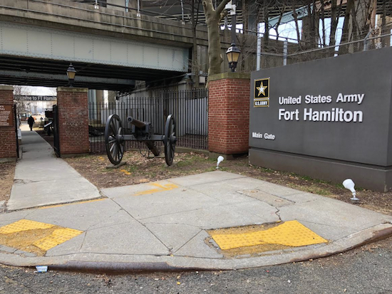 The Brooklyn Chamber of Commerce has proposed putting a cyber-security response center on the grounds of the U.S. Army Garrison at Fort Hamilton in Bay Ridge. Eagle photo by Paula Katinas