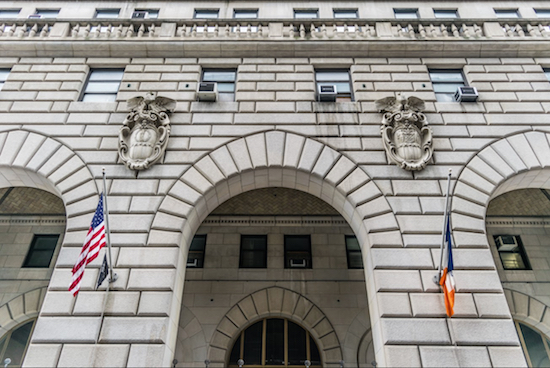 Local politicians penned a letter to Chief Judge Janet DiFiore this week asking her to ban ICE agents from New York’s courts (like the Brooklyn Criminal Court, pictured here), however, a statement from the Office of Court Administration points out that they can’t legally bad people from public buildings. Eagle file photo by Rob Abruzzese
