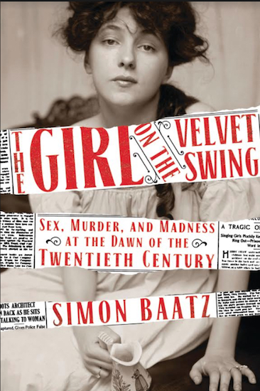 The cover of “The Girl on the Velvet Swing” features a photograph of Evelyn Nesbit in 1900. Photo courtesy of Little, Brown and Company
