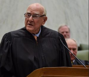 Hon. Jack B. Weinstein, U.S. District Court judge for the Eastern District of New York, ruled that a criminal defendant understood that a plea agreement would have left him open to deportation charges when he took it and refused to vacate his conviction. Eagle file photo by Rob Abruzzese