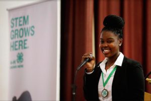 Kyra-Lee Harry has been winning recognition for a long time. When she was 15, she was the youngest person named to Community Board Nine. Photo courtesy of National 4-H Council