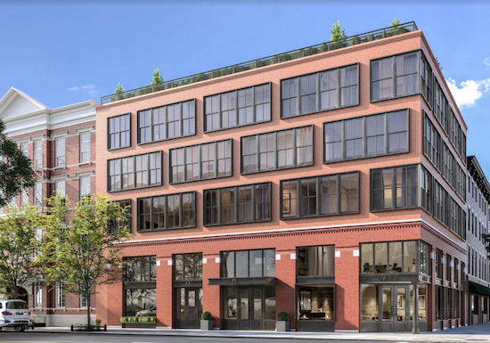 Here's what the exterior of 70 Henry St. will look like. Rendering by Familiar Control