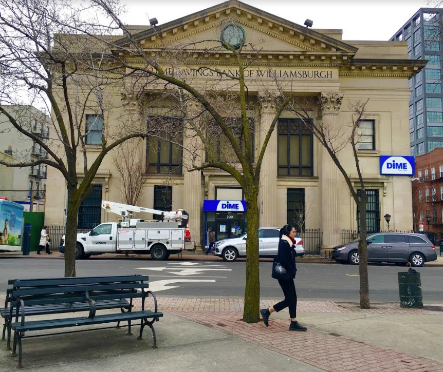 The former Dime Savings Bank of Williamsburgh will be incorporated into a mixed-use development.