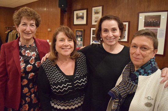 From left: Hon. Kathy Levine, Hon. Ellen Spodek, Hon. Miriam Cyrulnik and Hon. Rachel A. Adams. Eagle photos by Rob Abruzzese
