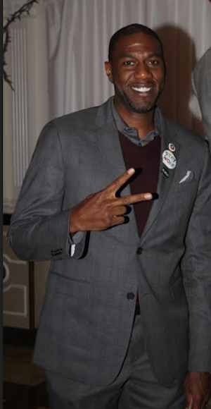 Jumaane Williams is running in the Democratic Primary for lieutenant governor, at the recent Thomas Jefferson Democratic Club Dinner. Eagle photo by Mario Belluomo