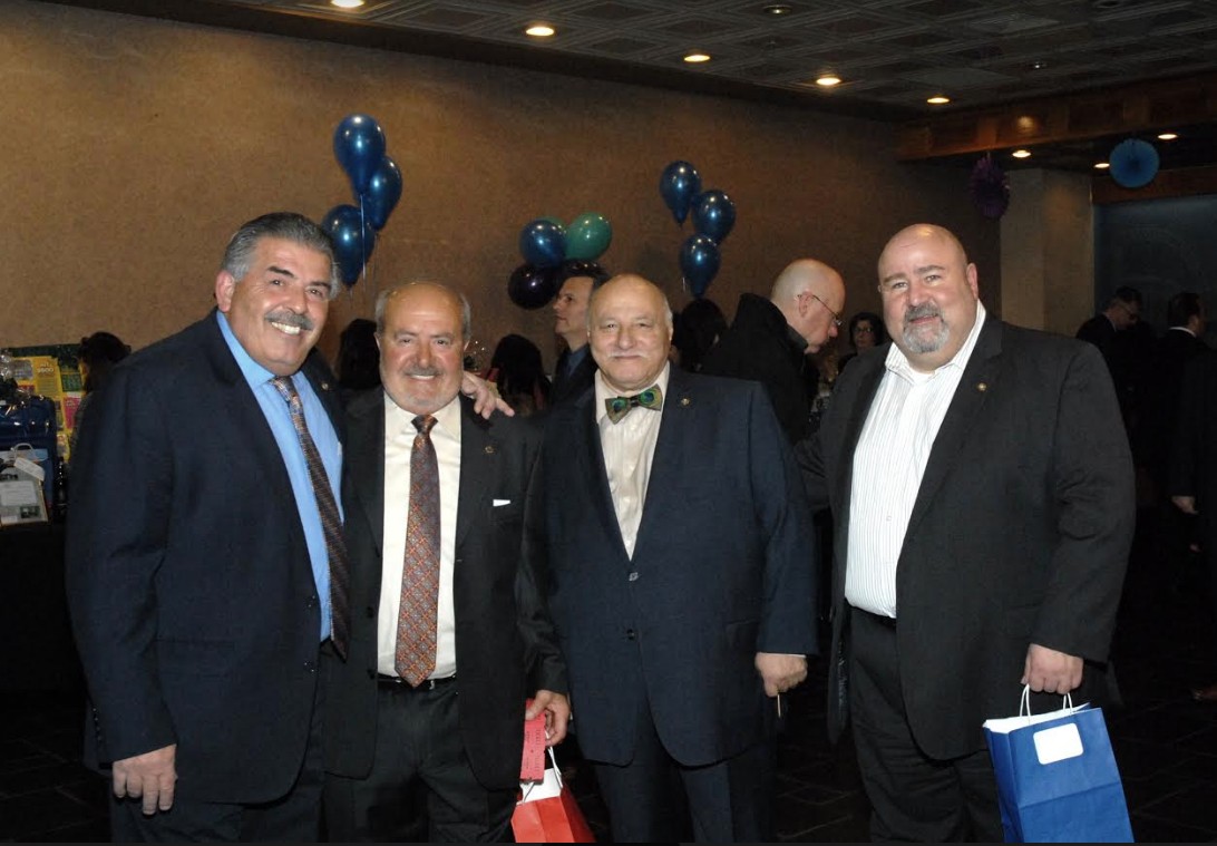 Rotary Club members Ralph Succar, Michael Iacobucci, Joe Speziale and Ben Truncali.