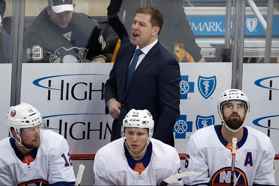 Islanders head coach Doug Weight is running out of time and answers as his team continues a steady freefall out of playoff contention in the Eastern Conference. AP photo by Gene J. Puskar