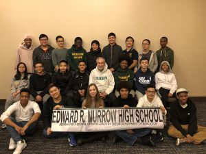 The 2018 Edward R. Murrow High School chess team.  Photos courtesy of Edward R. Murrow High School