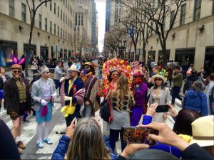 Welcome to the 2018 Easter Parade, where crazy hats are the norm. Eagle photos by Lore Croghan