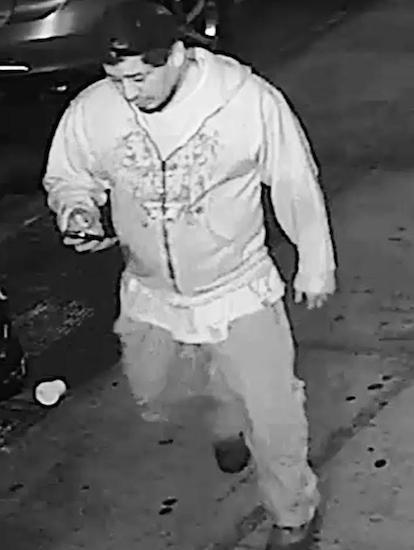 Isaac Hernandez caught on surveillance footage. Photo courtesy of the NYPD