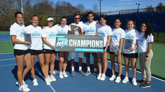 LIU-Brooklyn earned its second straight trip to the NCAA Women’s Tennis Championships on Sunday, rolling past Bryant, 4-1, in the NEC Tournament Final in West Windsor, N.J. Photo courtesy of Long Island University Brooklyn Athletics