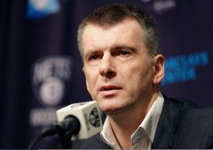 Brooklyn Nets majority owner Mikhail Prokhorov. AP Photo/Seth Wenig, File