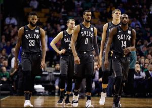 Instead of walking off the court with their season-high fourth straight win in Boston Wednesday night, the Nets instead trudged off following a deflating loss to the playoff-bound Celtics’ back-ups. AP Photo by Elise Amendola
