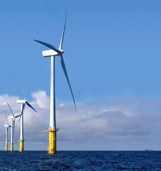 Wind power developer Deepwater Wind is considering establishing a major fabrication hub in Brooklyn to support what would be the largest offshore wind farm in the United States. Photo courtesy of the Long Island-New York City Offshore Wind Project