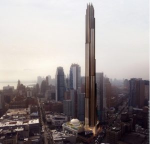 This is what needle-thin 9 DeKalb will look like in a couple years. Rendering by SHoP Architects