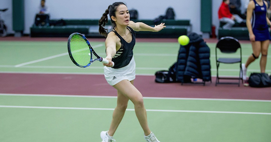 Reigning two-time NEC Player of the Year Anna Grigoryan will try to lead the Long Island University Brooklyn women’s tennis squad to a stunning upset of No. 15 Miami Friday in the opening round of the NCAA Tournament. Photo courtesy of LIU Brooklyn Athletics
