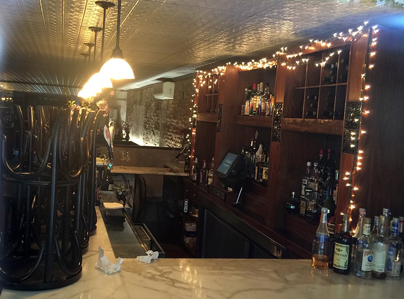 This is how the interior of the now-shuttered Armando’s looked on Monday. Eagle photo by Francesca Norsen Tate